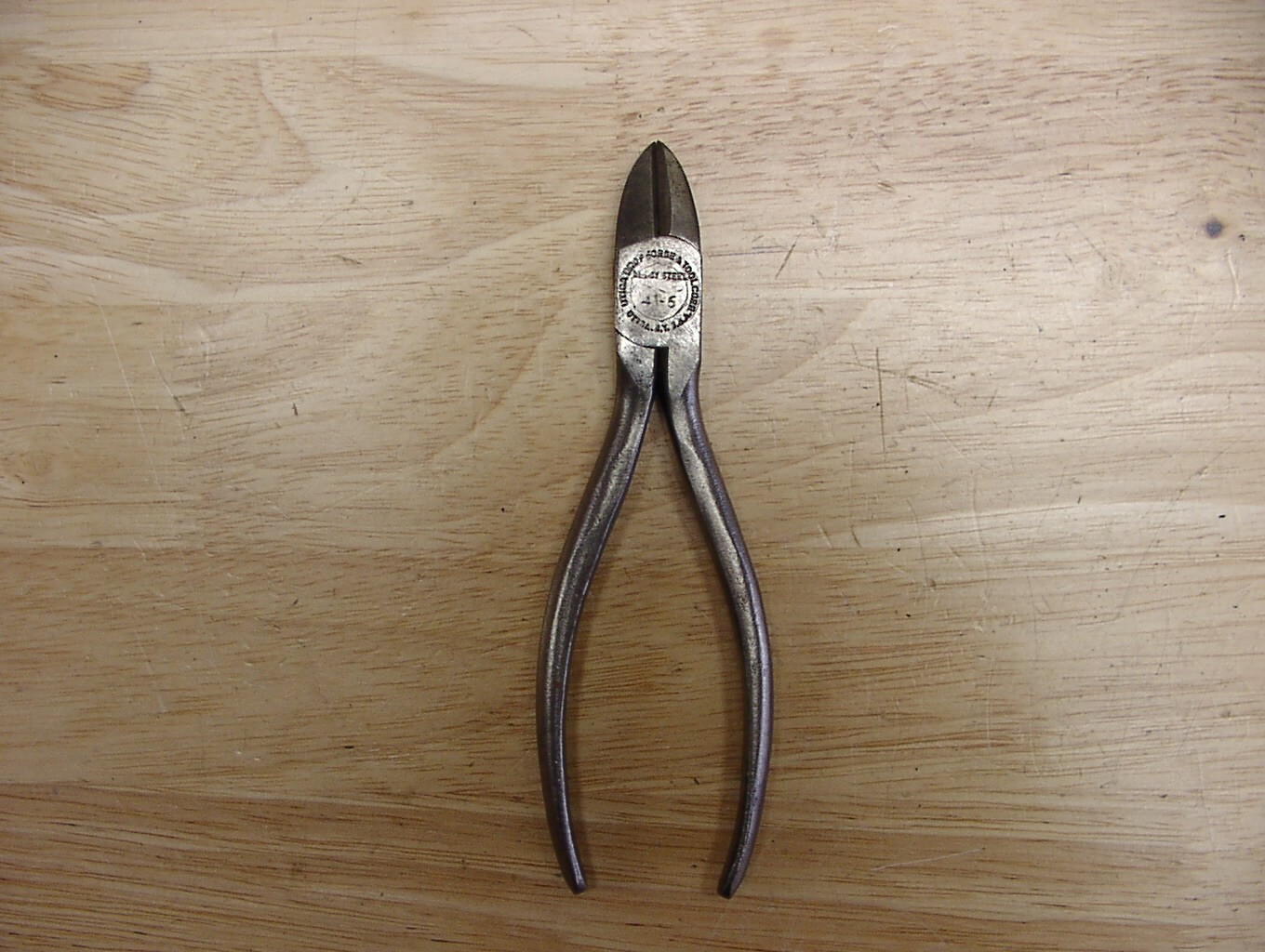 Antique Utica Drop Forge & Tool Co No. 41-6 Diagonal Cutting Pliers,6″ Dykes,VGC