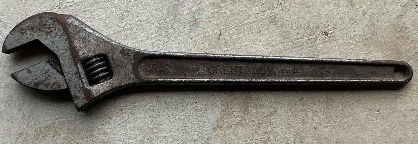 VTG Crescent Tool Co Adjustable Wrench Lot 18” 12” 10”8” & 4”