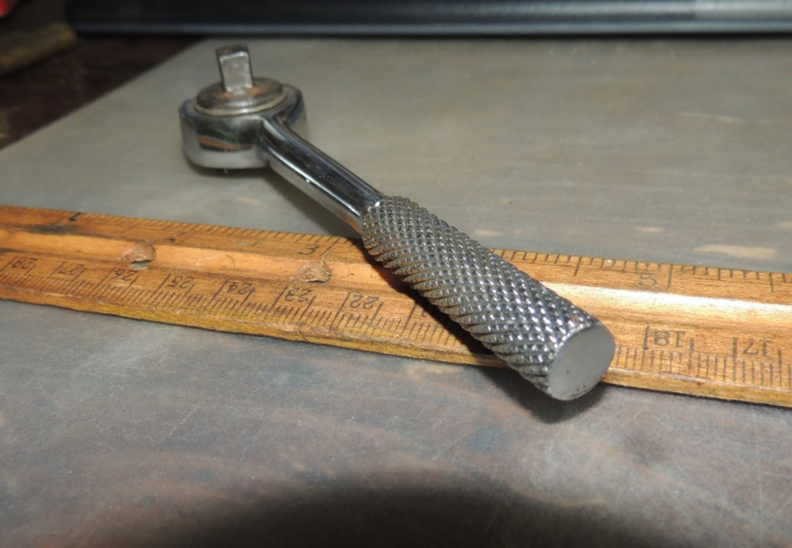 4-1/2″ VINTAGE 1060-1 CHALLENGER BY PROTO RATCHET, 1/4″ DRIVE, MFD. USA MADE