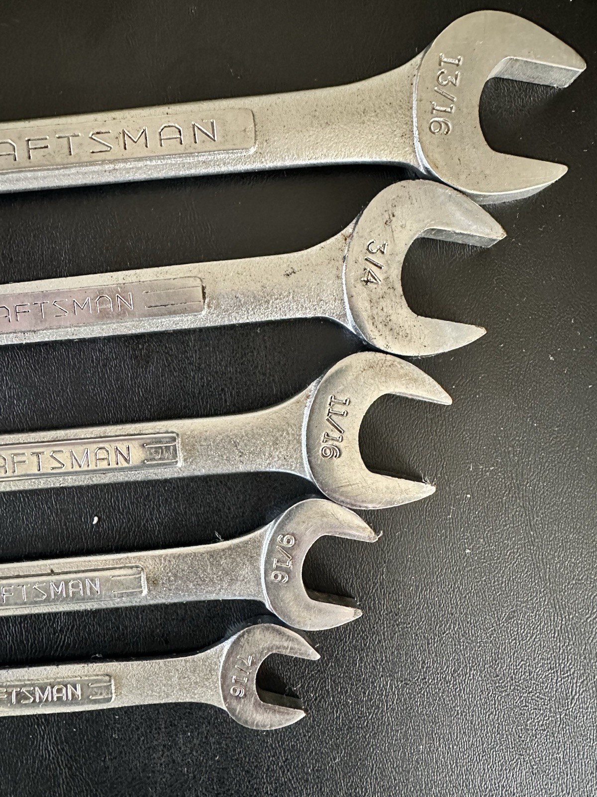 Lot Of 5 -V- Series Craftsman Wrenches USA MADE various Sizes. See Description