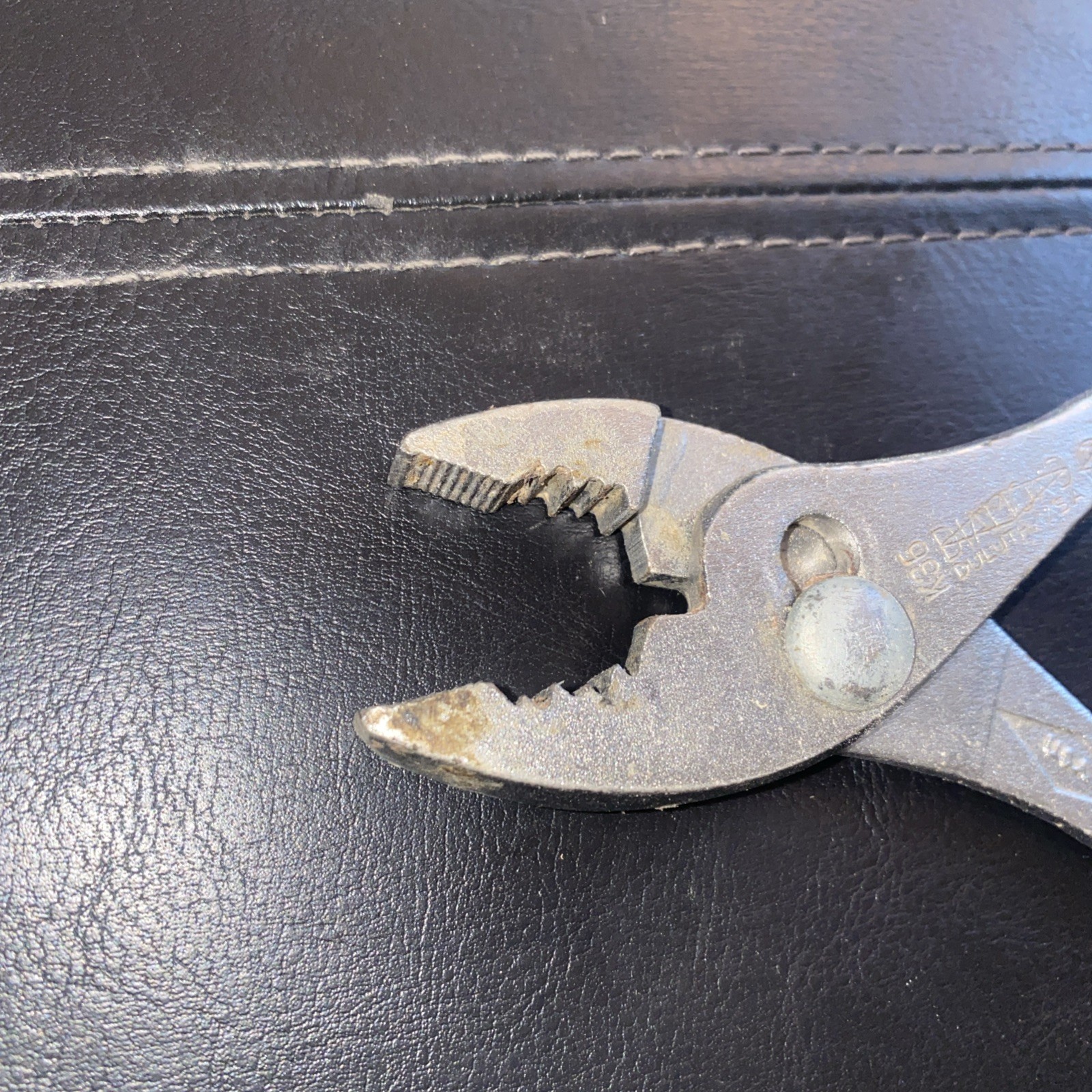 Vintage Motor Spec Pliers Duluth K36 Slip Joint Wire Cutter USA Diamond Tool