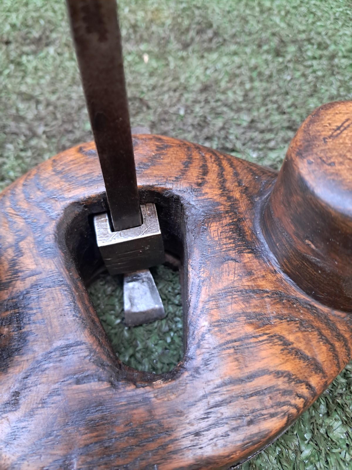 Vintage Wooden Granny’s Tooth Router Plane (LONDON) Woodworking Old Tool (#470)