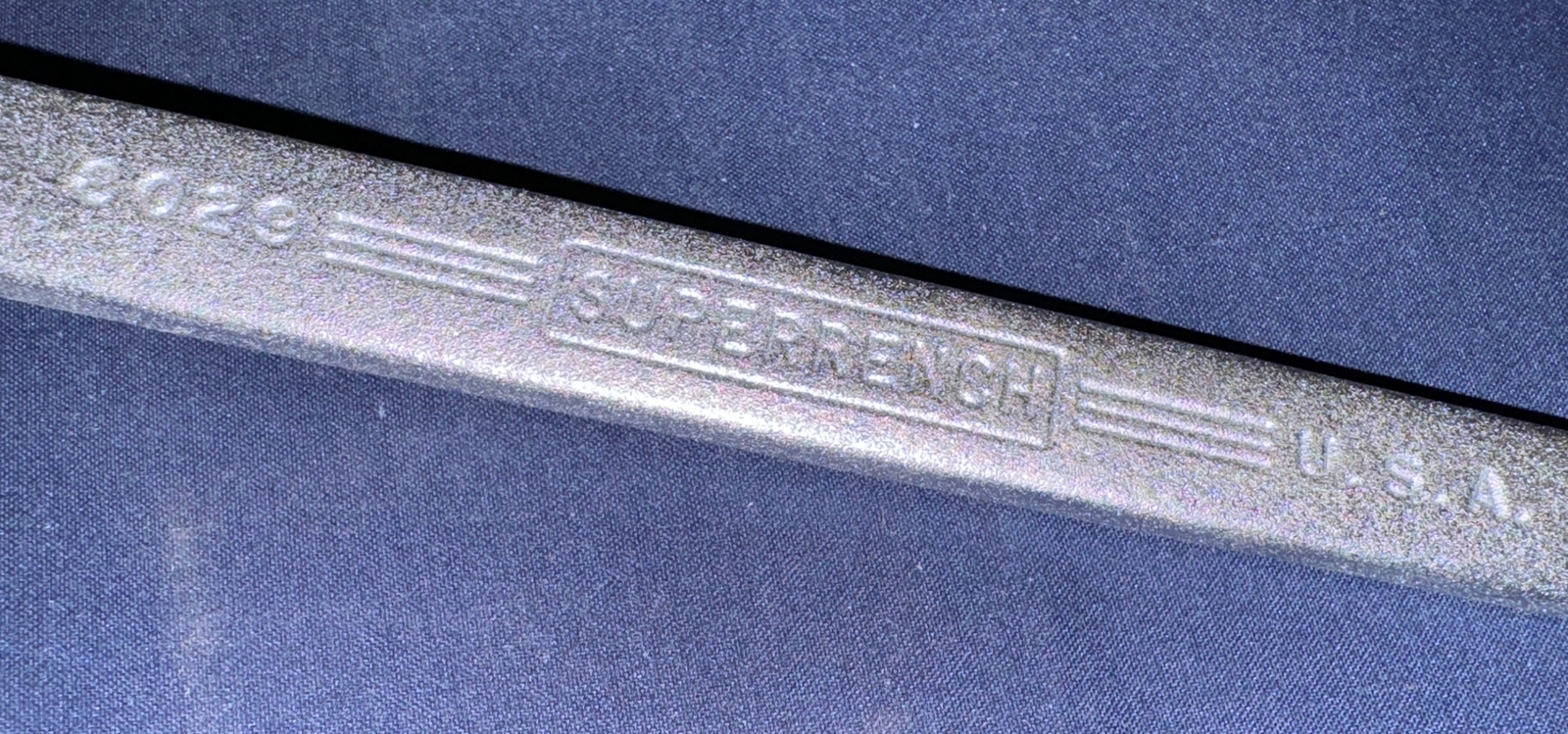 J. H. Williams Superrench #8029 Offset box end Wrench 25/32” & 11/16” USA, NOS
