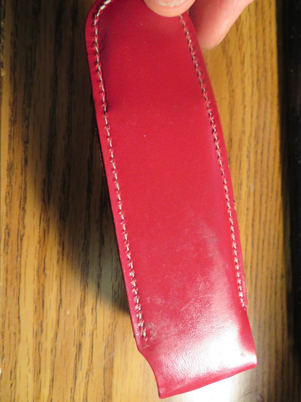 Vintage Yale “TRAVELOK” Portable Security Travel Lock 2 Keys & Red Leather Case