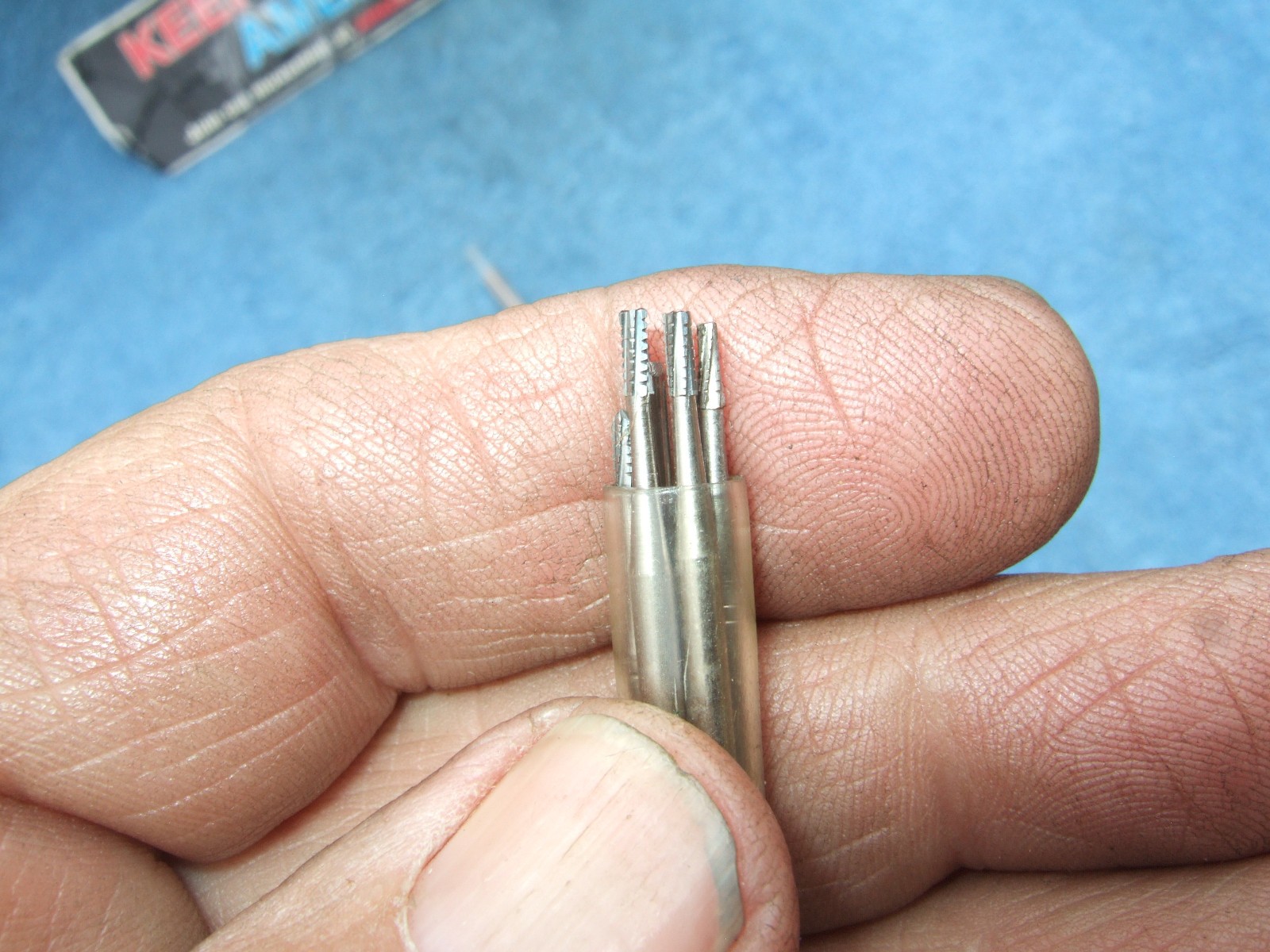 CARBIDE DENTAL BURRS (12) 3/32 SHANK TOOLMAKER MACHINIST MOLDMAKER SHORTS TOO
