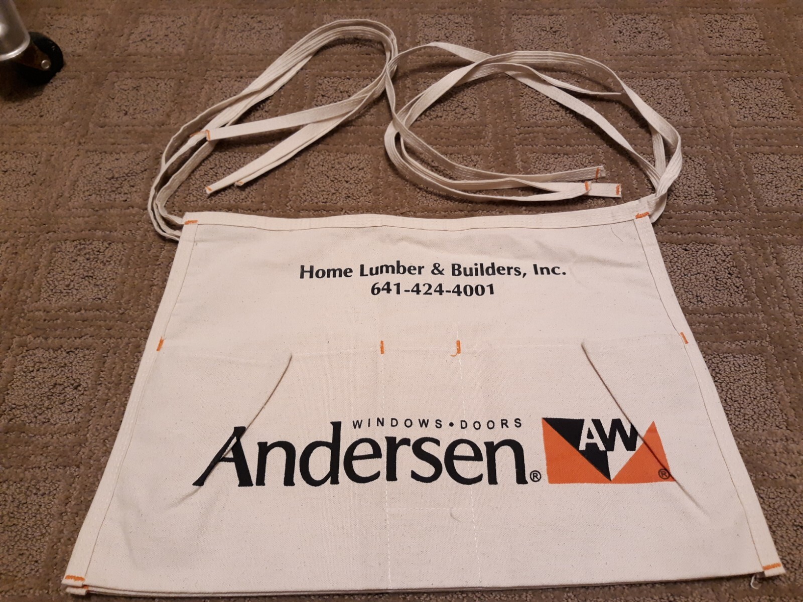 Home Lumber & Builders Inc Tool Belt Apron Pouch Nail Bag Heavy canvas Apron