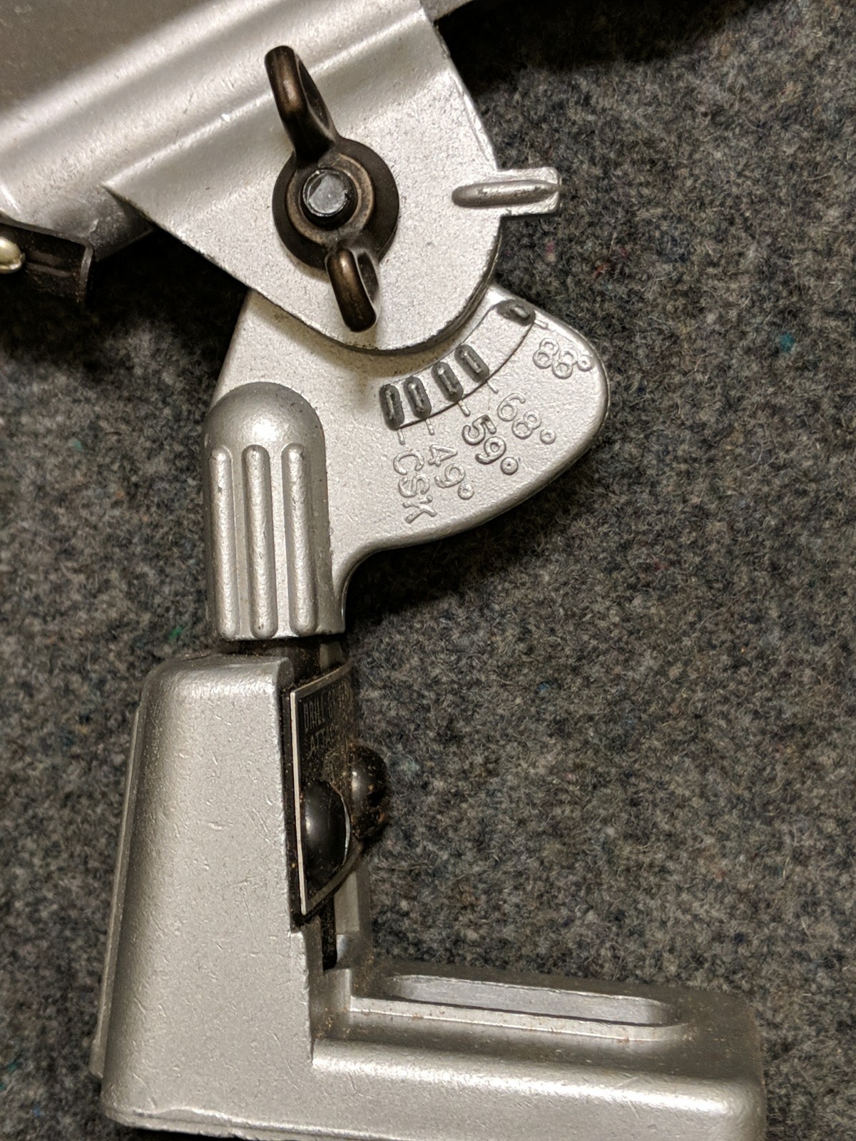 General Drill Grinding Attachment NO..825 Fixture Sharpening Nice! Made In USA
