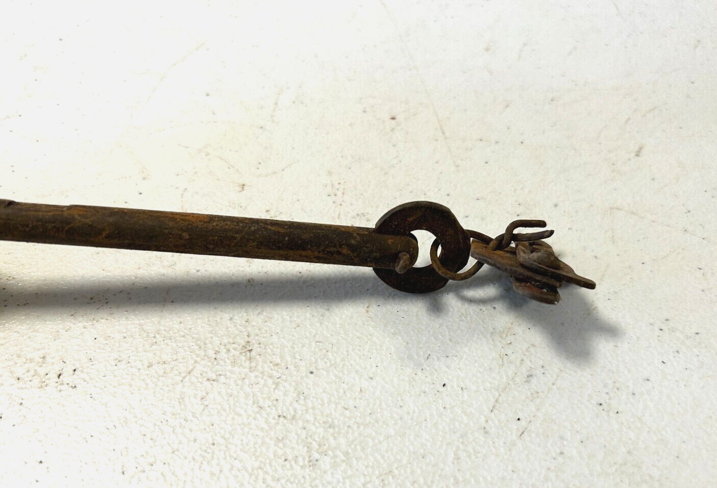 Vintage Manual Hand Crank Valve Lapping Tool with Wood Handle 11″