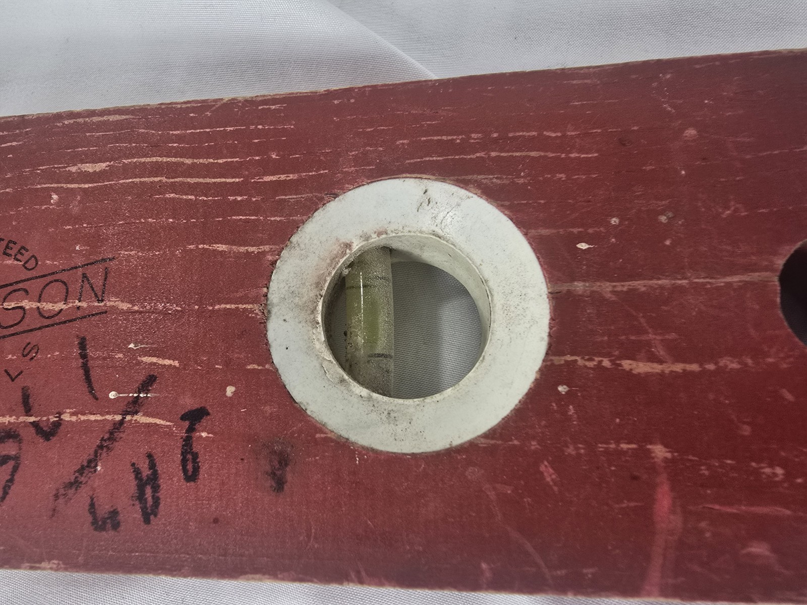 Vintage Johnson No. 183 Wood Spirit Level 24″ Made in USA Milwaukee Wisconsin