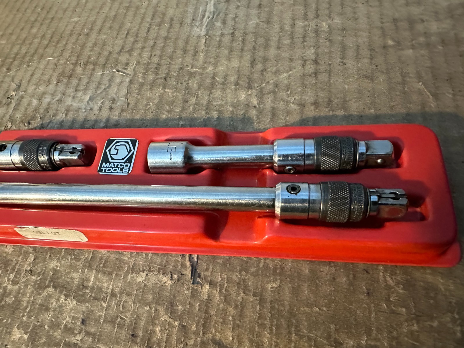 MATCO TOOLS 3/8″ DRIVE 3 PIECE LOCKING EXTENSION SET IN TRAY SBLE3T USA