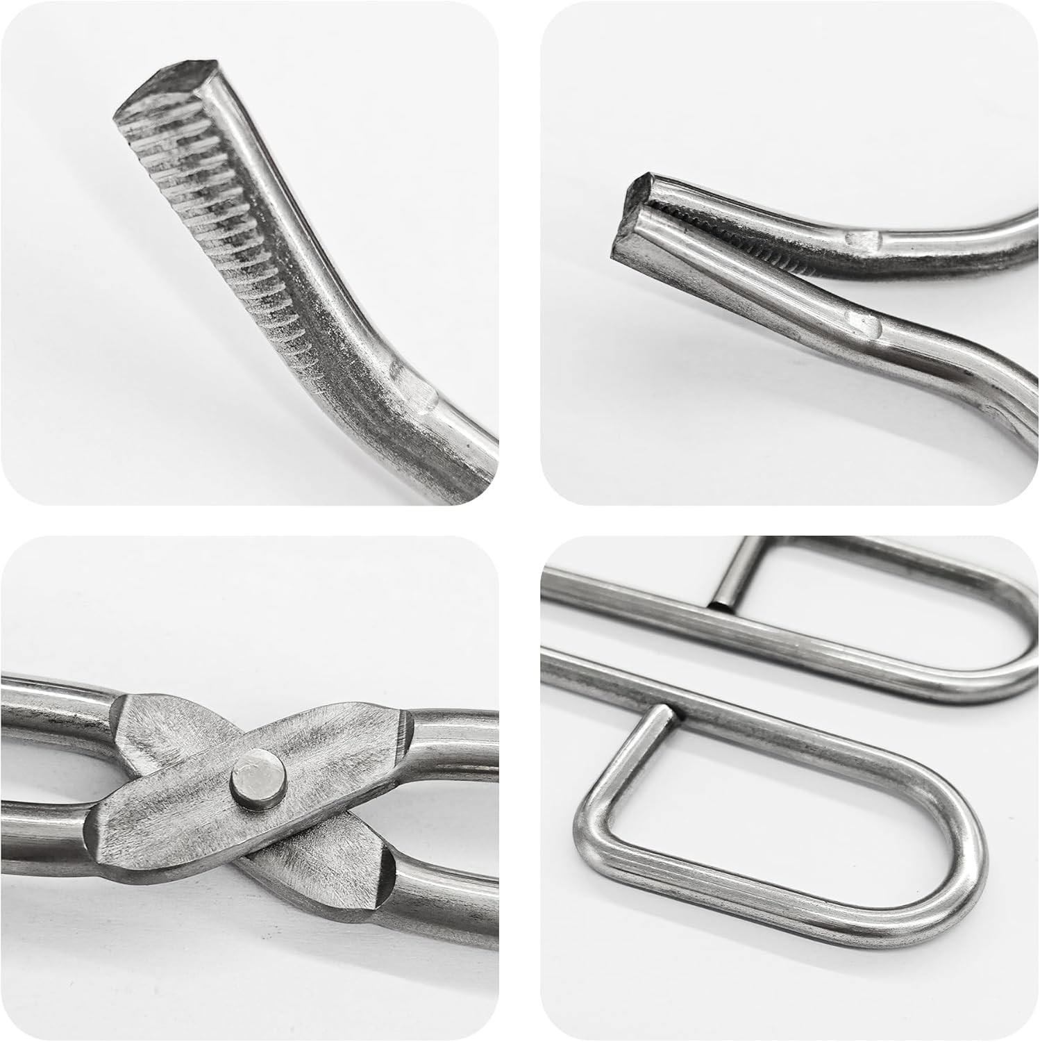 16 Inch Crucible Tongs, Stainless Steel Laboratory Clamp for Industrial and Scie
