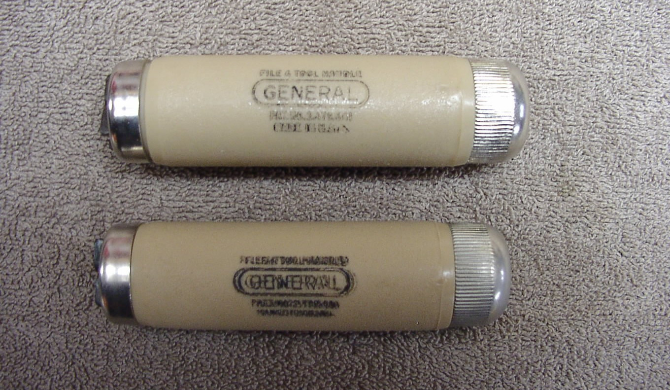 4 Vntg NOS UNUSED General Pat. No. 2479661 U.S.A. Adjustable File Handles,L@@K!