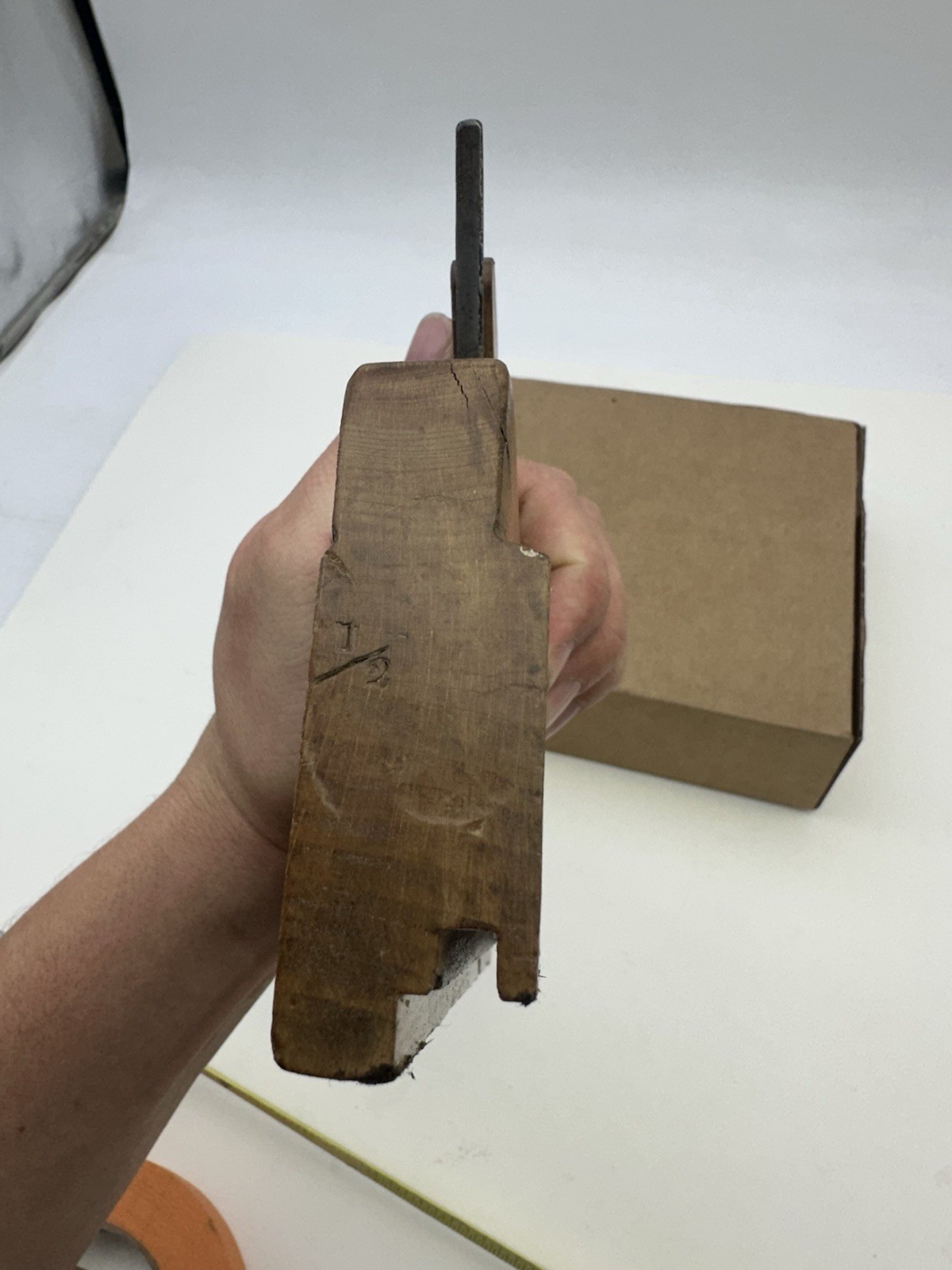 Vintage RARE Casey & Co Wood Molding Moulding Plane, Auburn, NY Circa 1800s