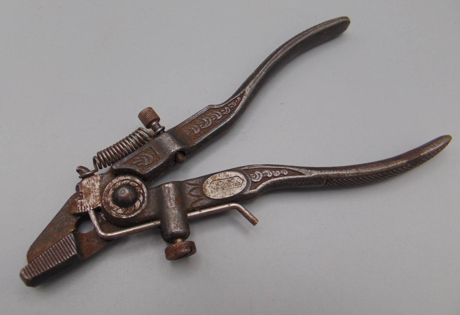 VINTAGE GERMAN SAW SET PLIERS – MAKER C.K