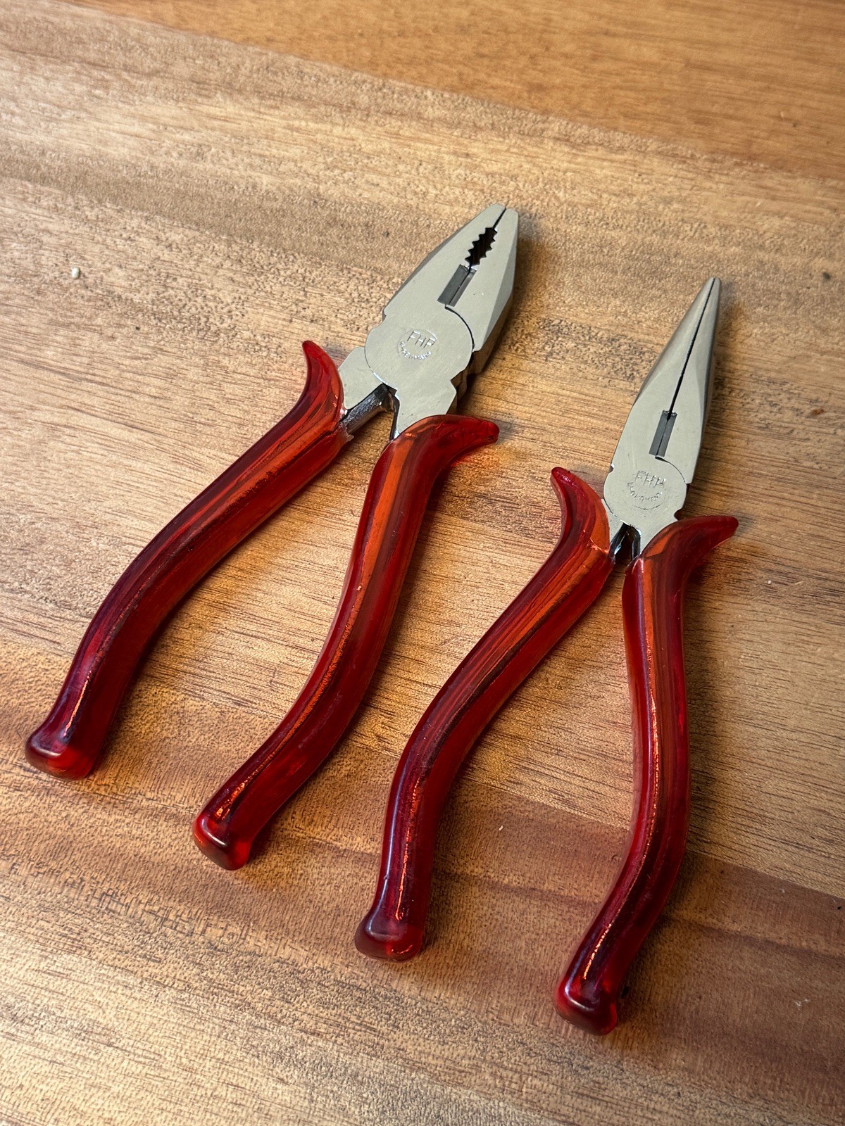Vintage *NOS* 2x FHP West Germany 150mm Pointed Nose & Combination Pliers