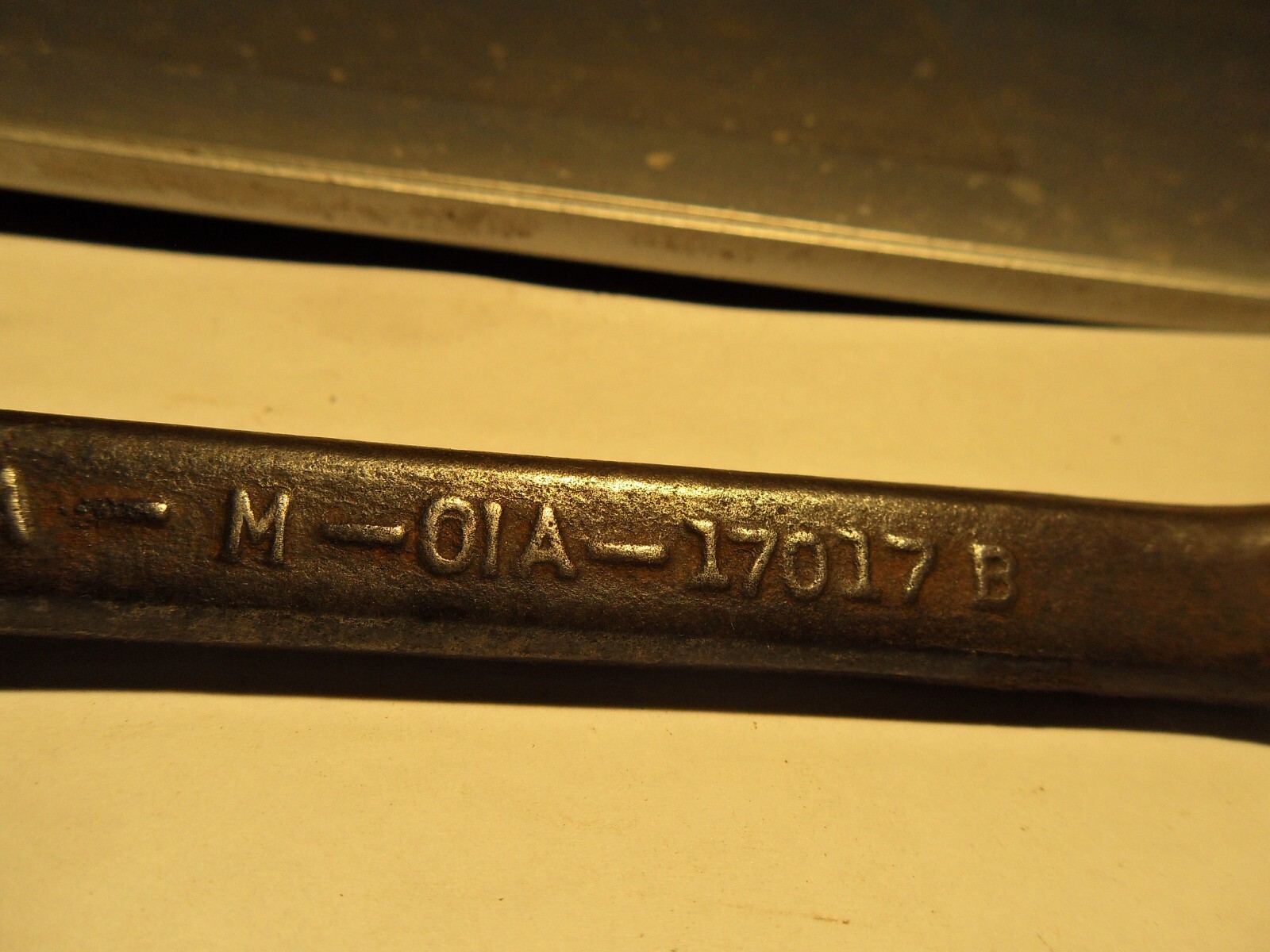 Antique Ford USA Auto Tractor Offset Box Wrench M 01A-17017B Vintage Tool