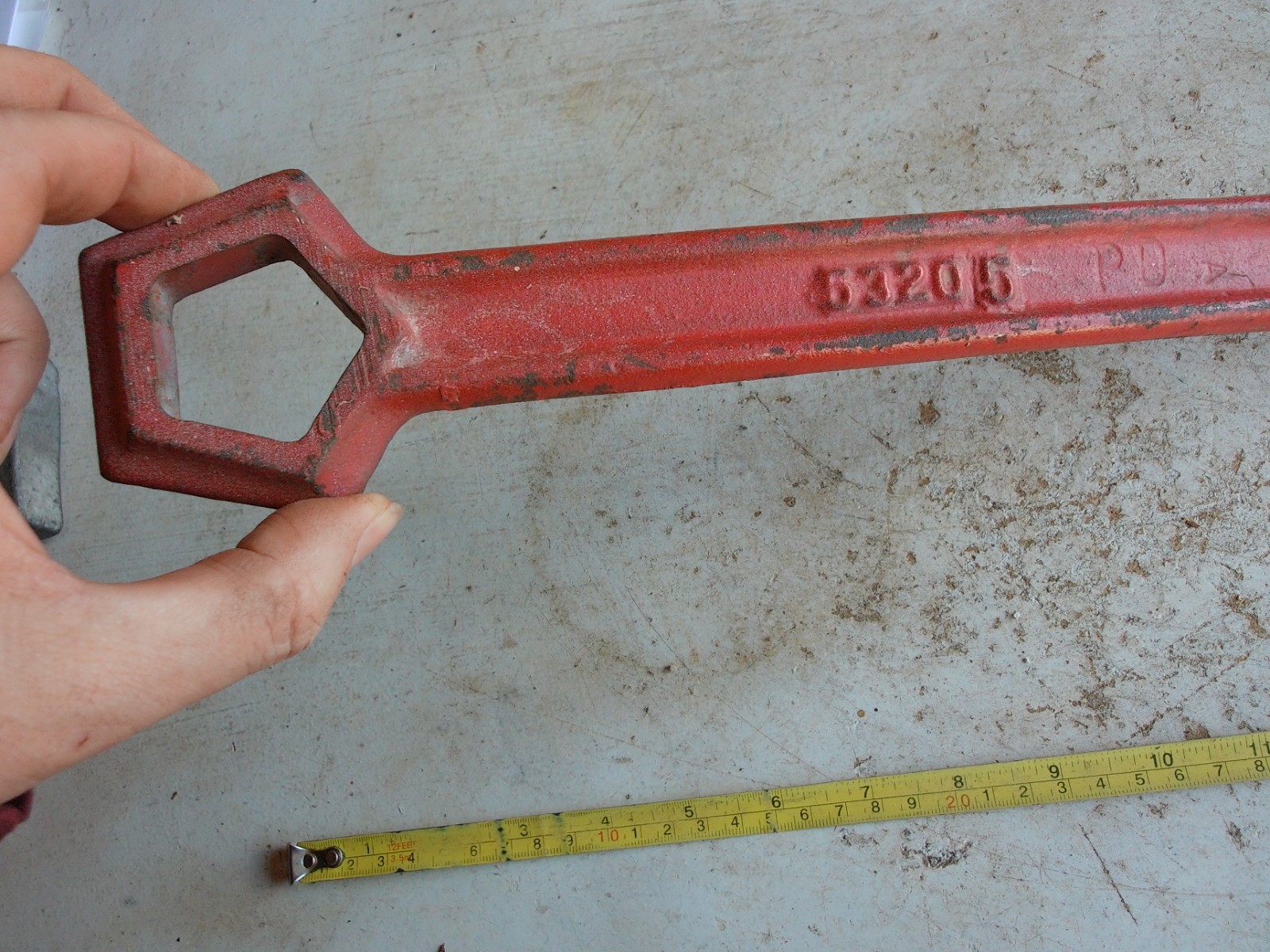 Antique Farm Implement Wrench Tool Marked 53205 Only 1 on eBay! Lot 26-22-Q4