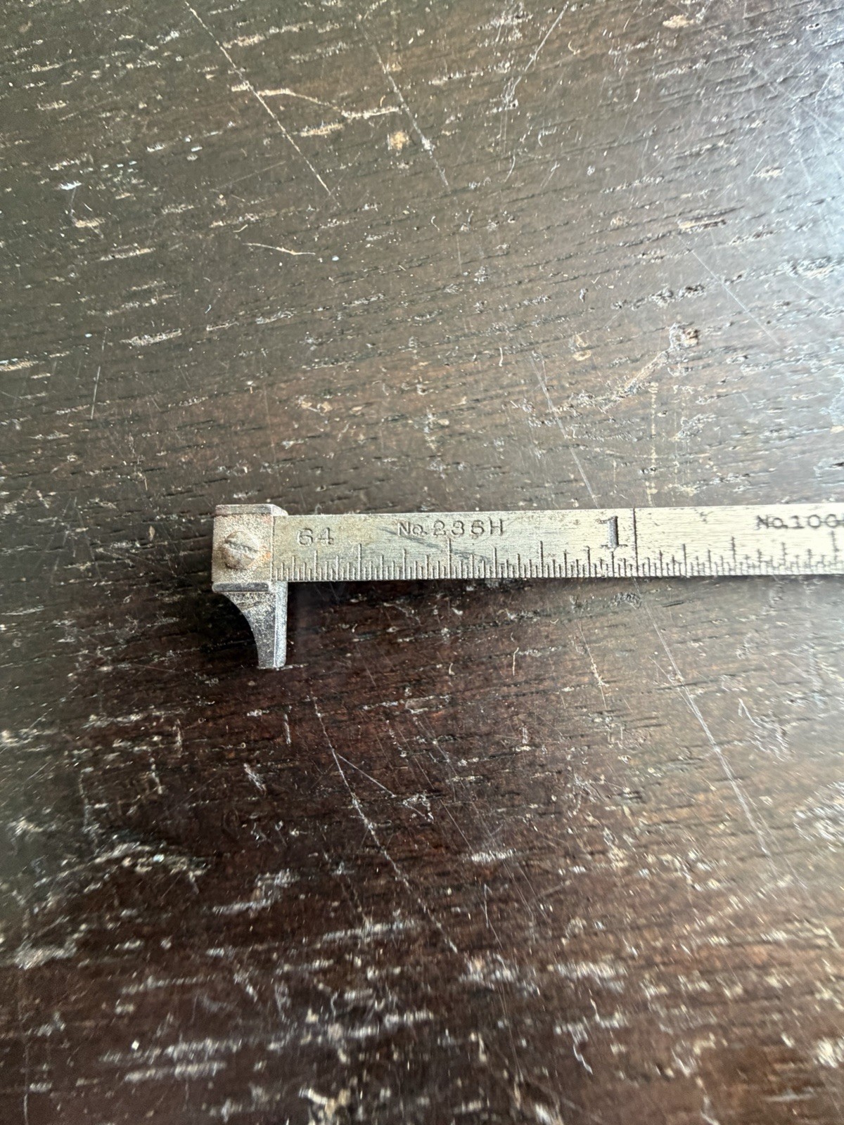 Starrett #236/ 236H Depth Gage Machinist Tool Hook rule