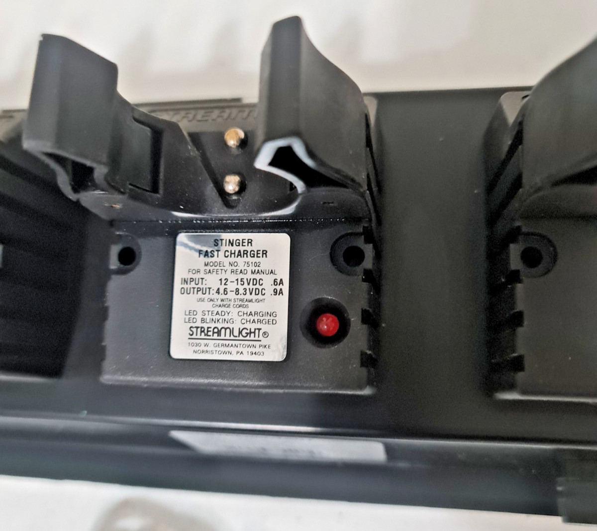 Streamlight 75400 Streamlight Stinger Series 5-unit Bank Charger, 120V AC input