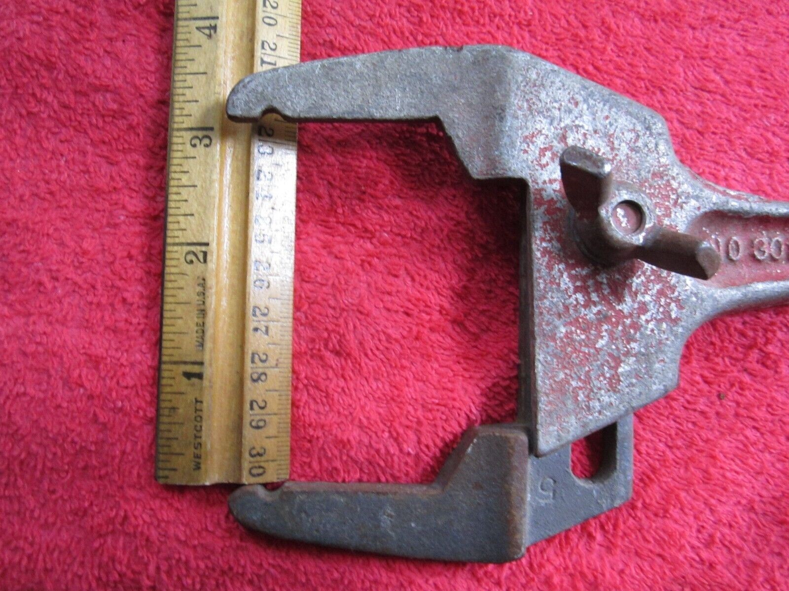 VINTAGE CHICAGO SPEC. MFG. Co. No.3011 SLIP & LOCK-NUT 1″ to 3″ WRENCH STEAMPUNK