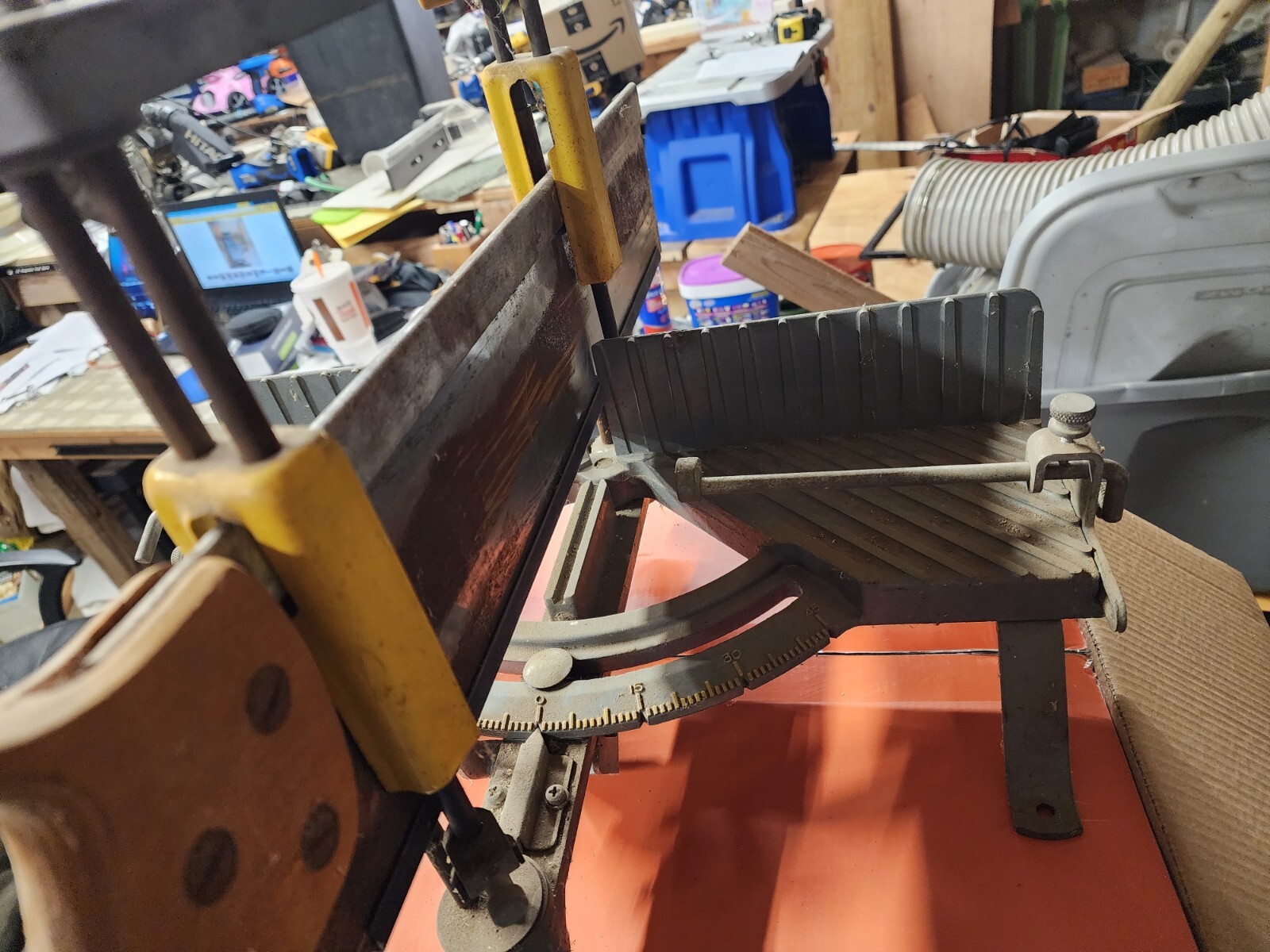 Vintage Sears Craftsman Miter Box Saw 24″ Inch 881.36302 Made in USA Great COND.