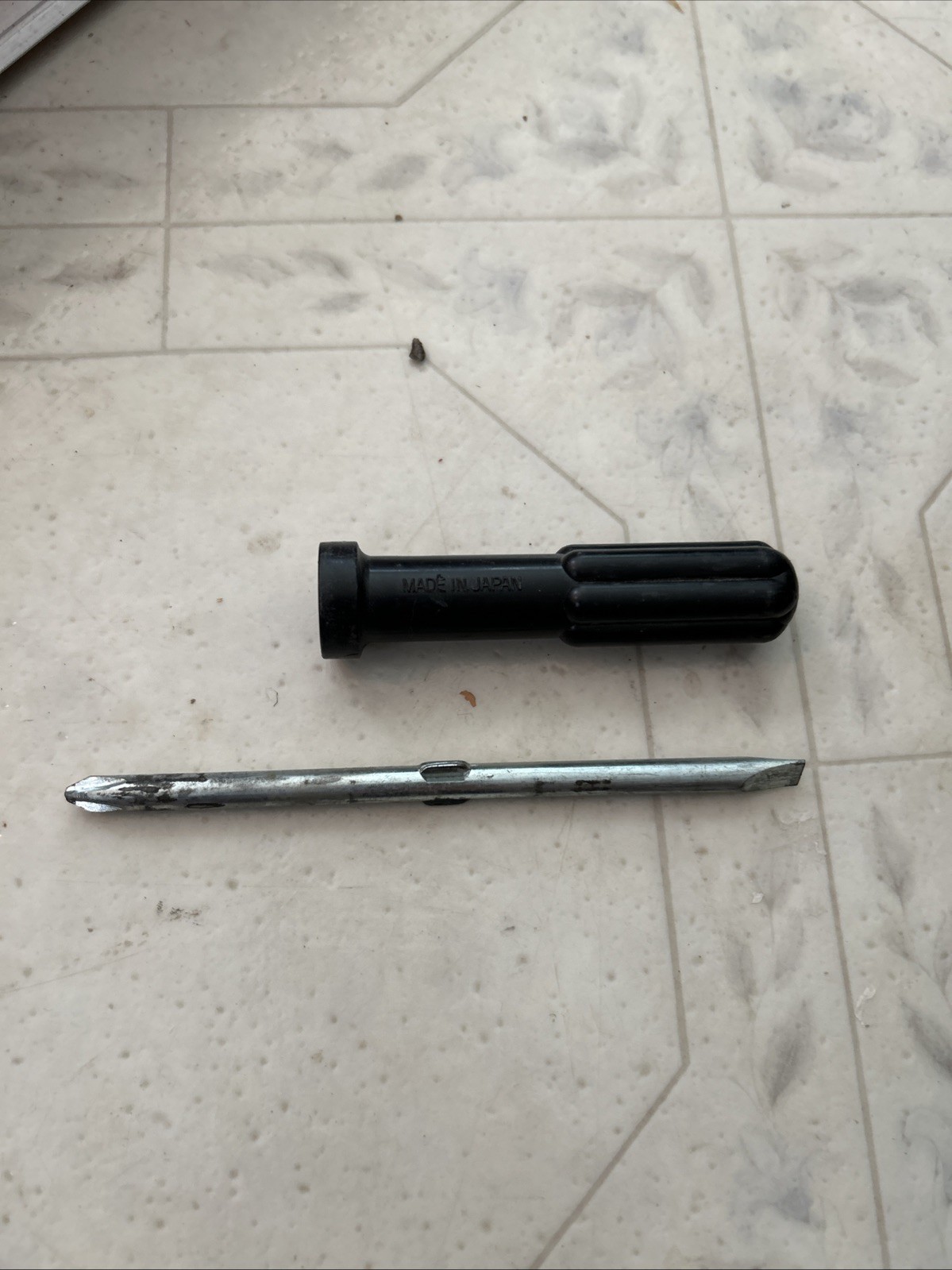 Vintage Japan Reversible Phillips Flat Blade Screwdriver OEM Motorcycle Car Took