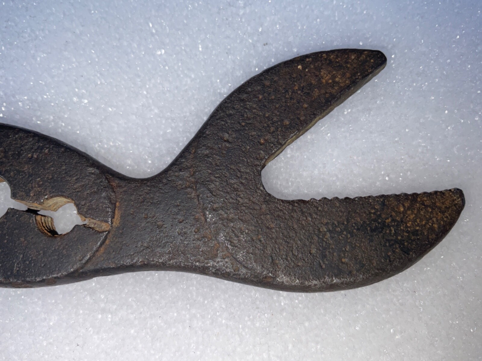 Vintage Saxon Double-Ended Alligator Wrench Tool, K. B. CO.,New Haven USA