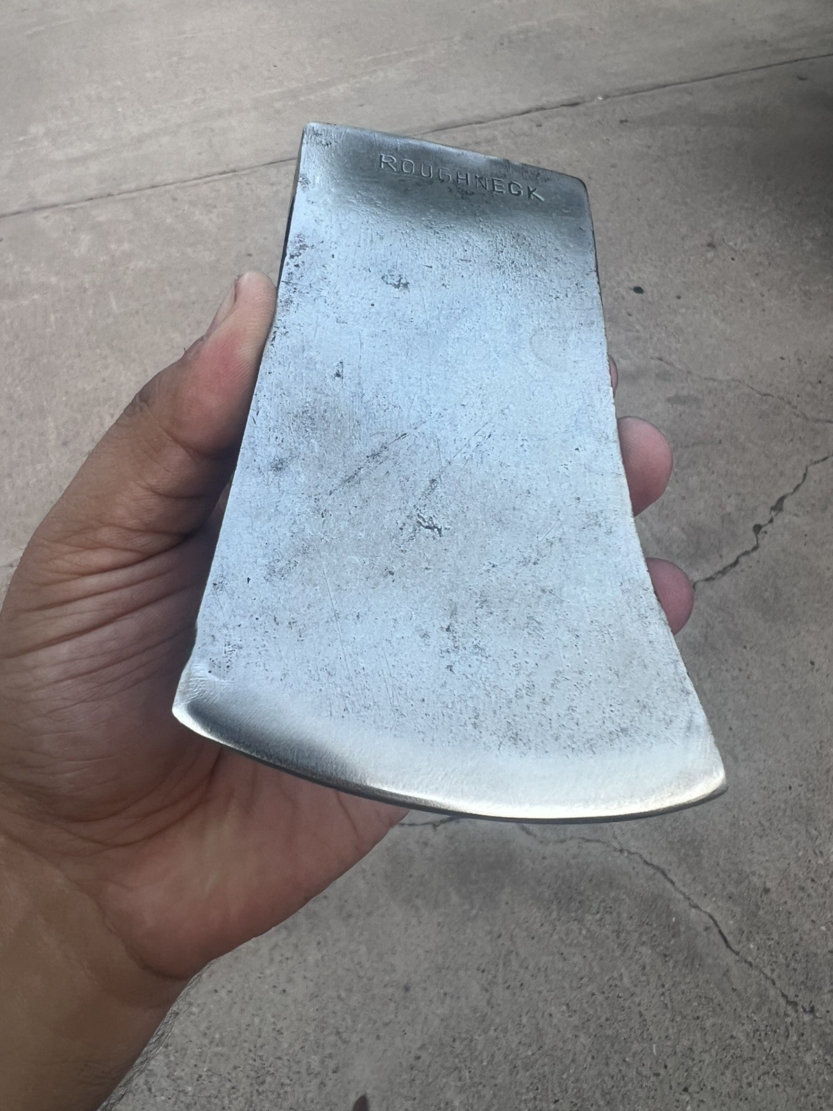Bad-Axe Cleaned Up: ROUGHNECK Axe Head 1 1/4 WK21 Polished Sharpened