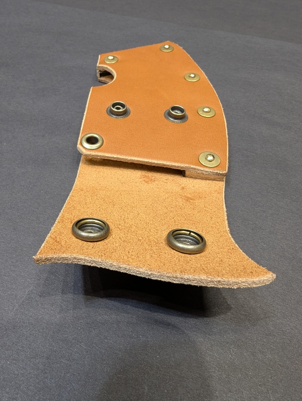 Gewhalt/Swisstech 28″Axe Custom Handmade Leather AxMask”Only” TraditionalFinish