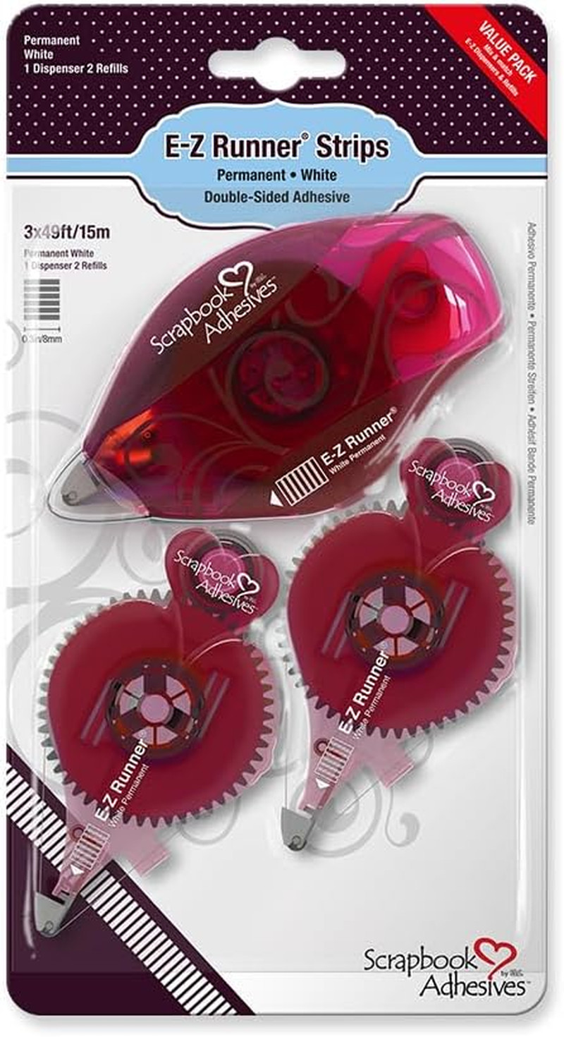 by 3L 3L E-Z Runner Permanent Refillable Dispenser, Value Pack, Dispenser + 2 R