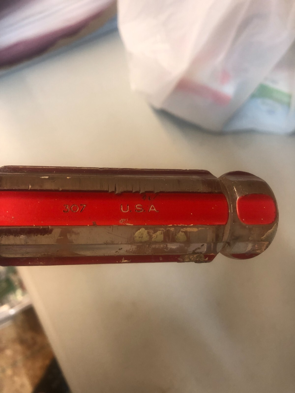 VINTAGE Tru Test Supreme #307 Flat Slot Screwdriver #GF
