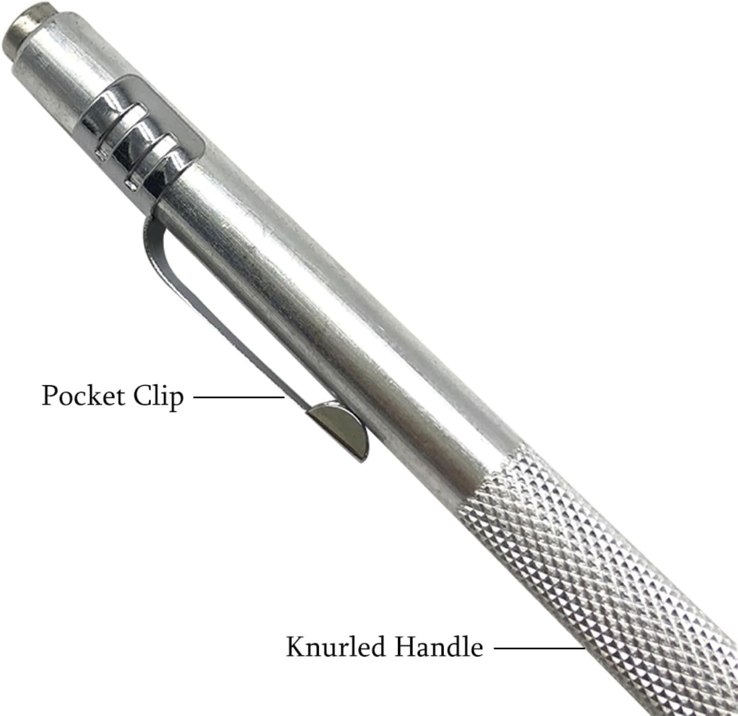 Precision Tungsten Carbide Scriber Set – 4 Marking Pens with Magnet & Tips