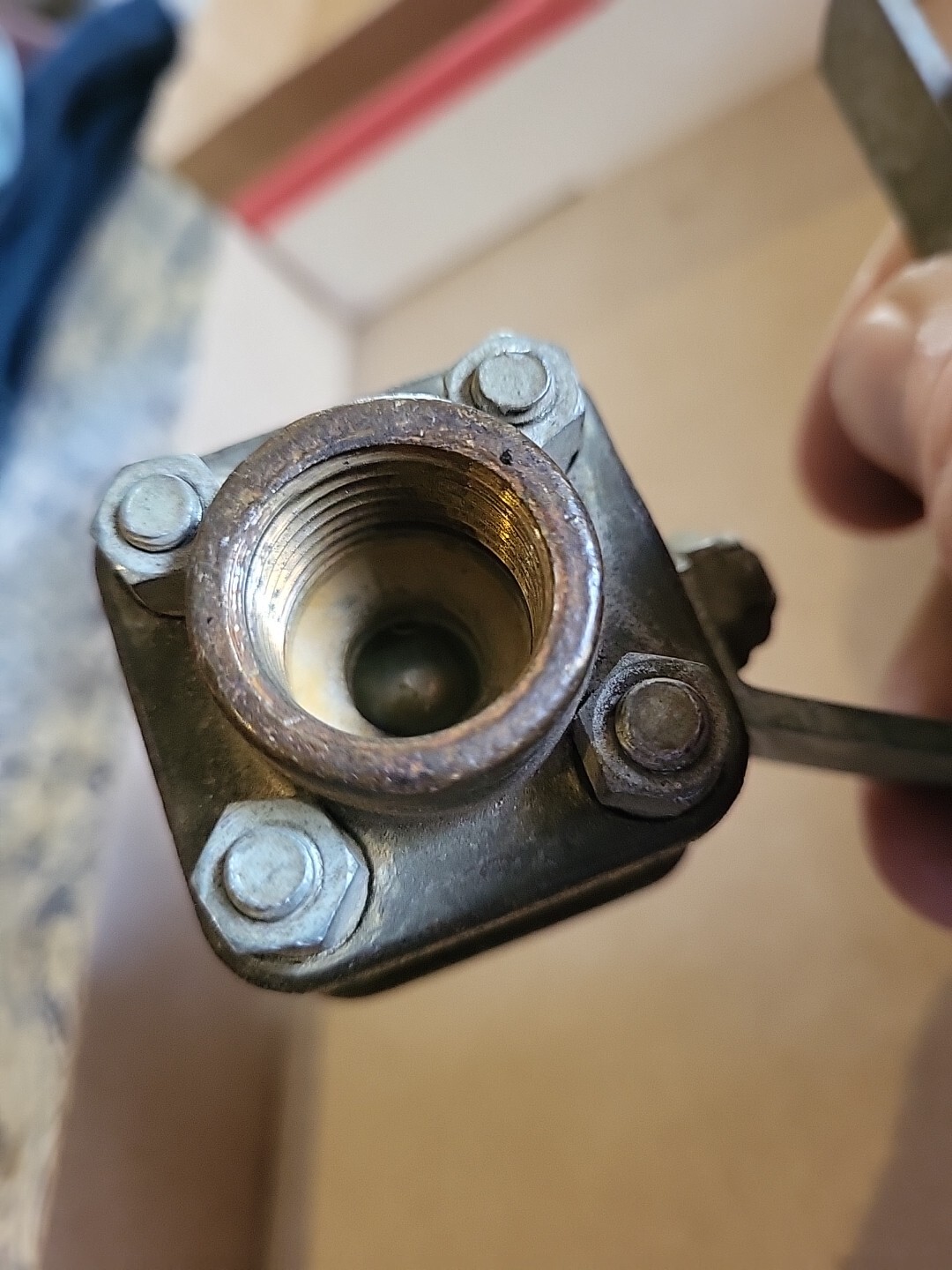 VTG 1/2″ Contromatics Bronze Max1100psi Air Valve Steampunk Opens And Closes