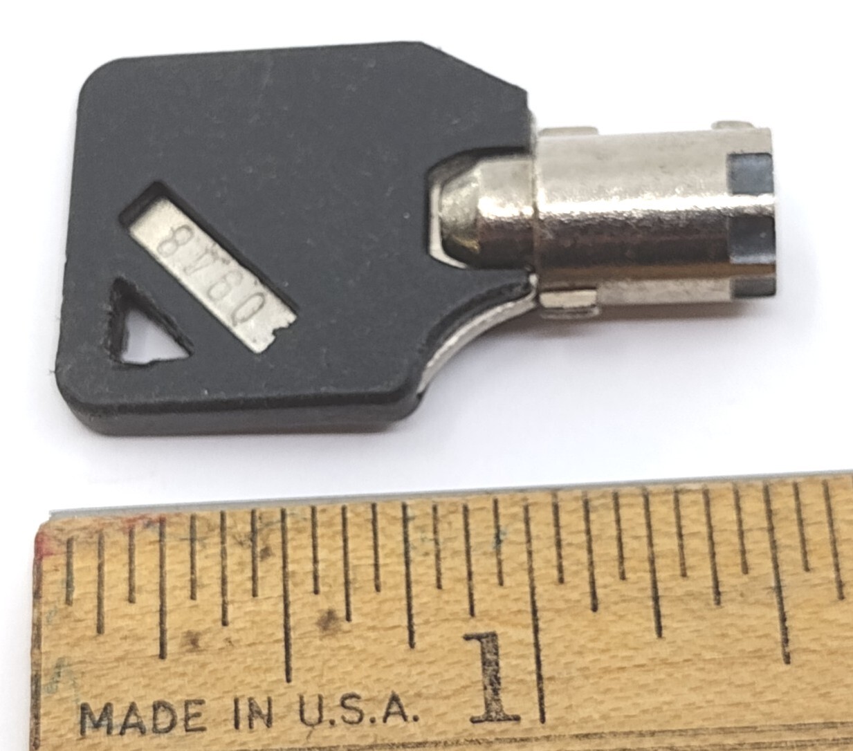 Vintage Key Tubular Barrel 0948 Appx 1-1/2″ Replacement Lock Vending