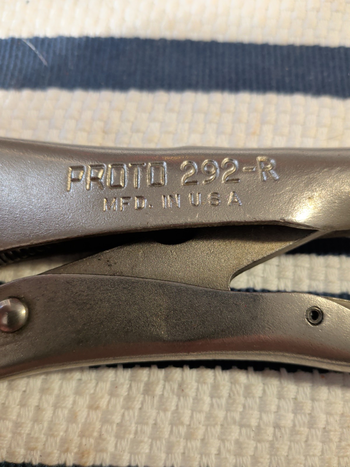 Vintage Proto 291-R And 292-R Vice Grips Excellent Condition