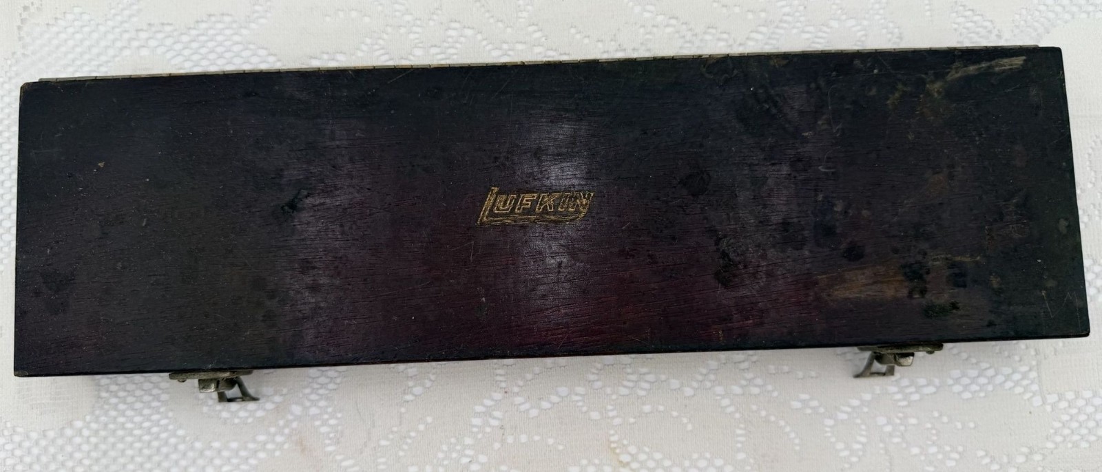Lufkin Vintage Steel Gauge Pin Set In Wooden Case – Precision Measuring Tool