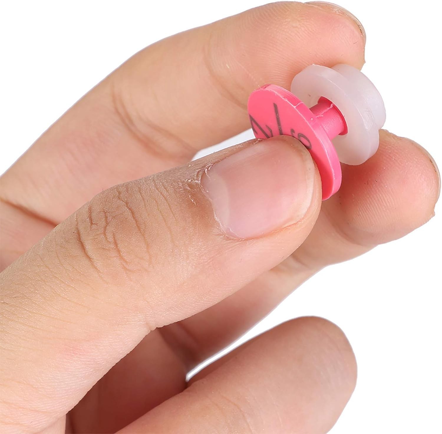 100Pcs Quality Plastic Animal Livestock Ear Tag for Rabbit Dog Marker Label L…
