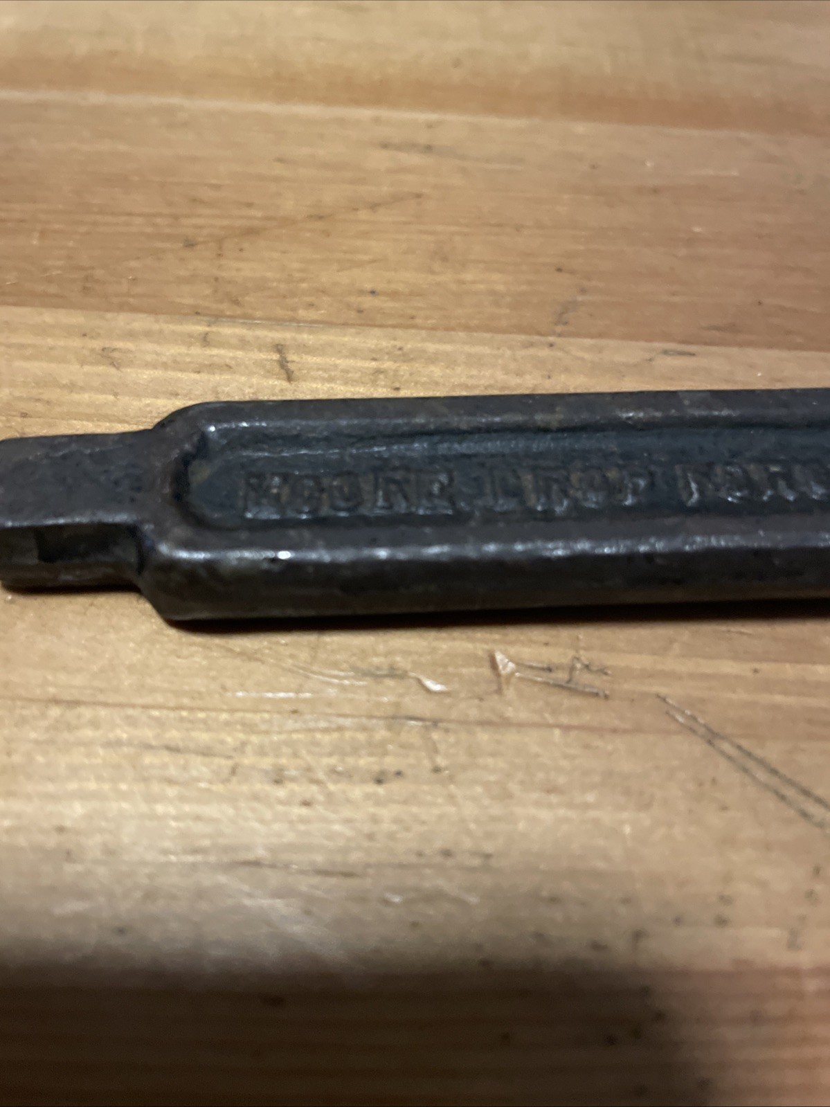 Moore Drop Forged 9” Adjustable Monkey Wrench Springfield Mass Vintage USA