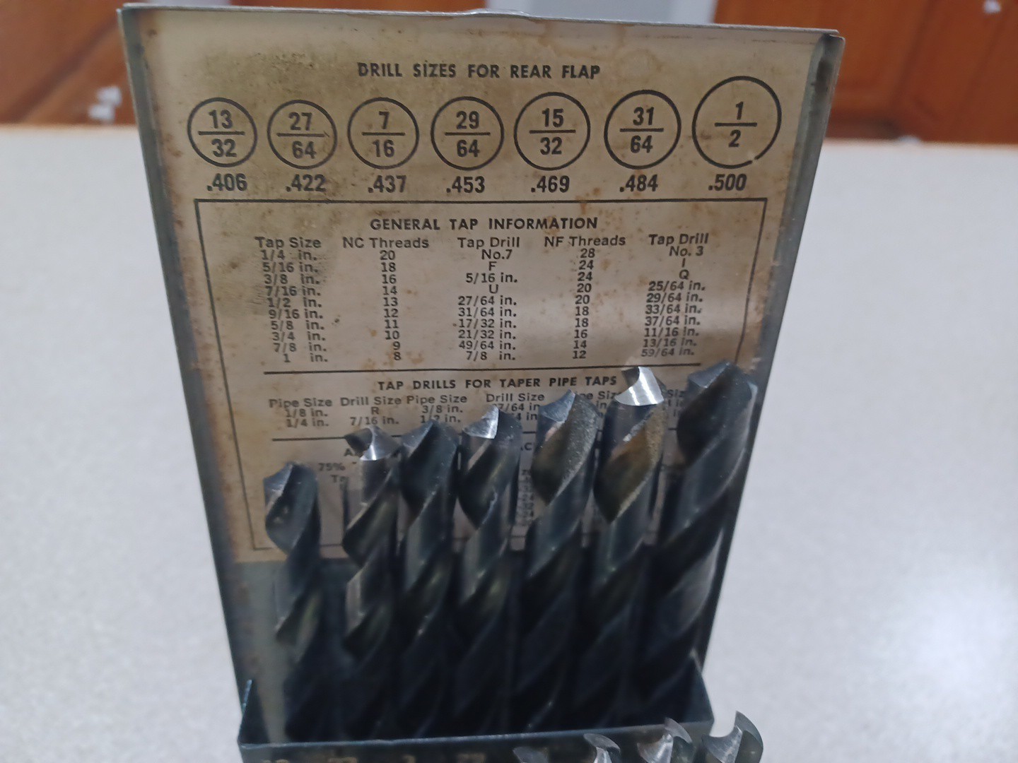 Vintage Craftsman Automatic Drill Index Bit Box with bits + bonus box and bits!!