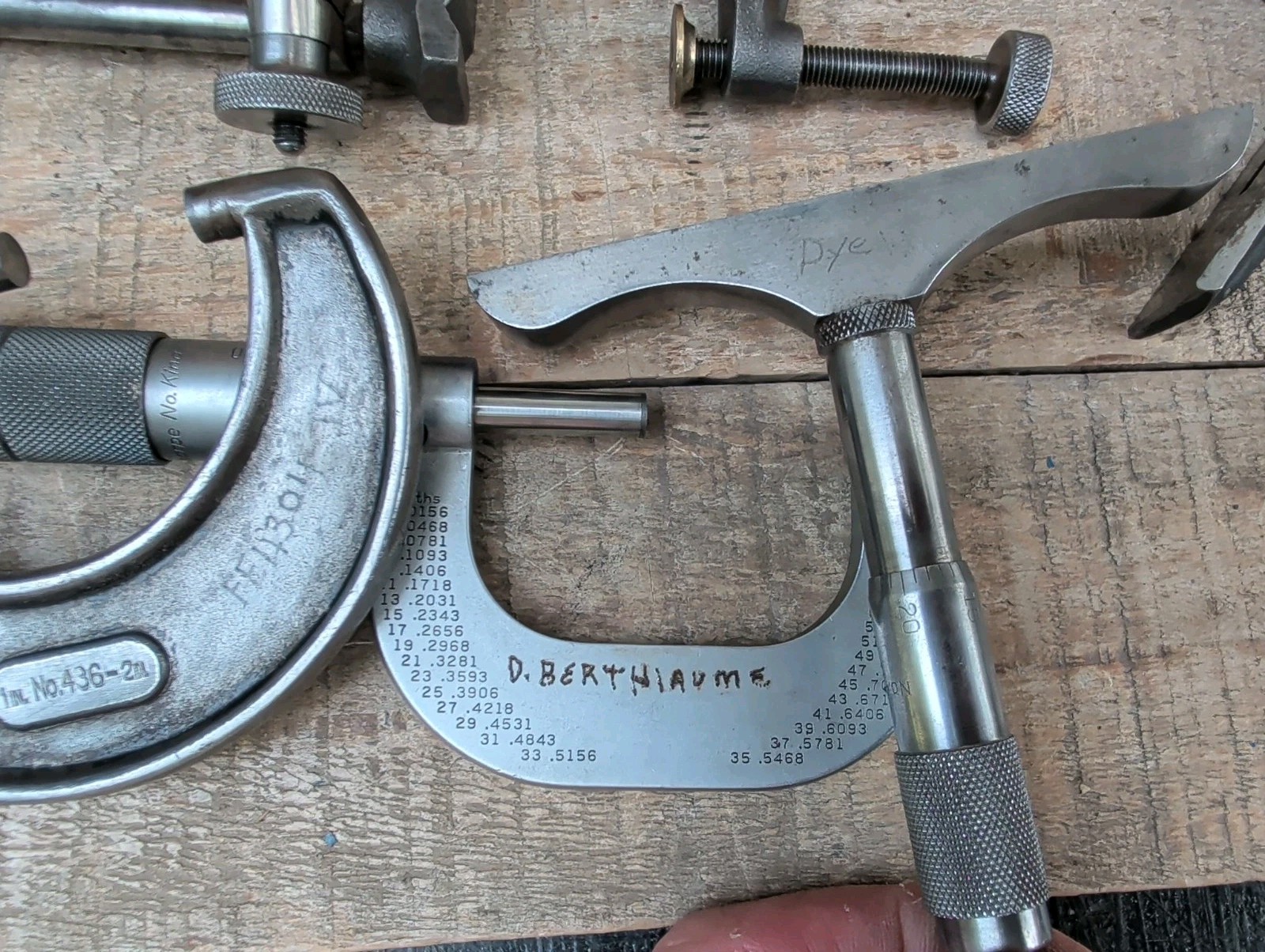 Vintage Machinist Lot Stanley Vise Starrett Gauges Magnetic Blocks Fowler Gauge