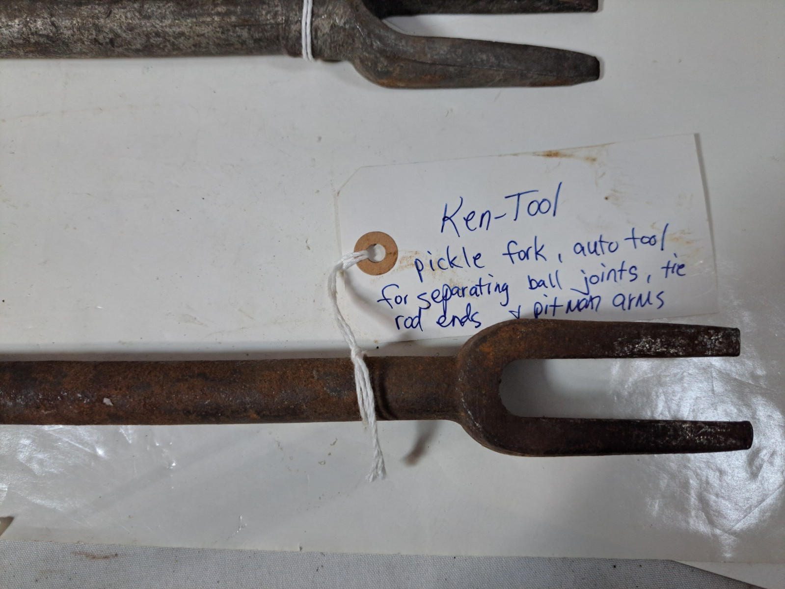 1 Vtg Ken Tool B-37 Tie Rod Ball Joint Separator 15″ Long Pickle Fork Tool USA