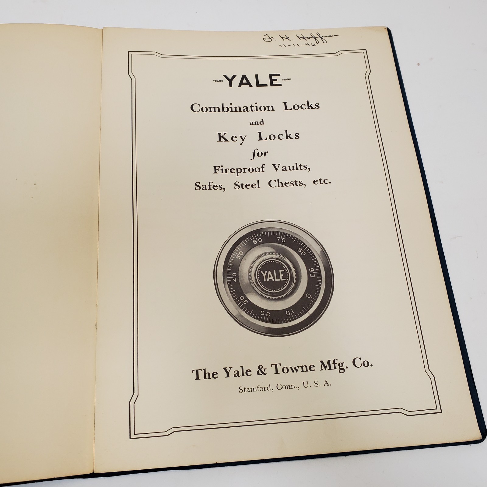 Vintage 1940s Yale & Towne Locksmith Trade Catalog Collection Lot 5 Industrial
