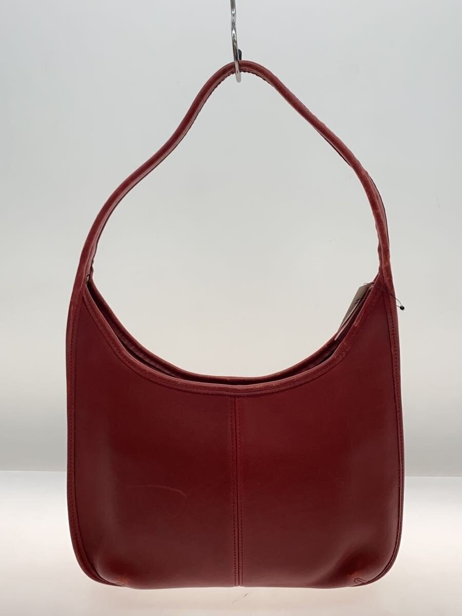 COACH Ergo One Shoulder Bag 9025 Leather Red Solid Used USA Made