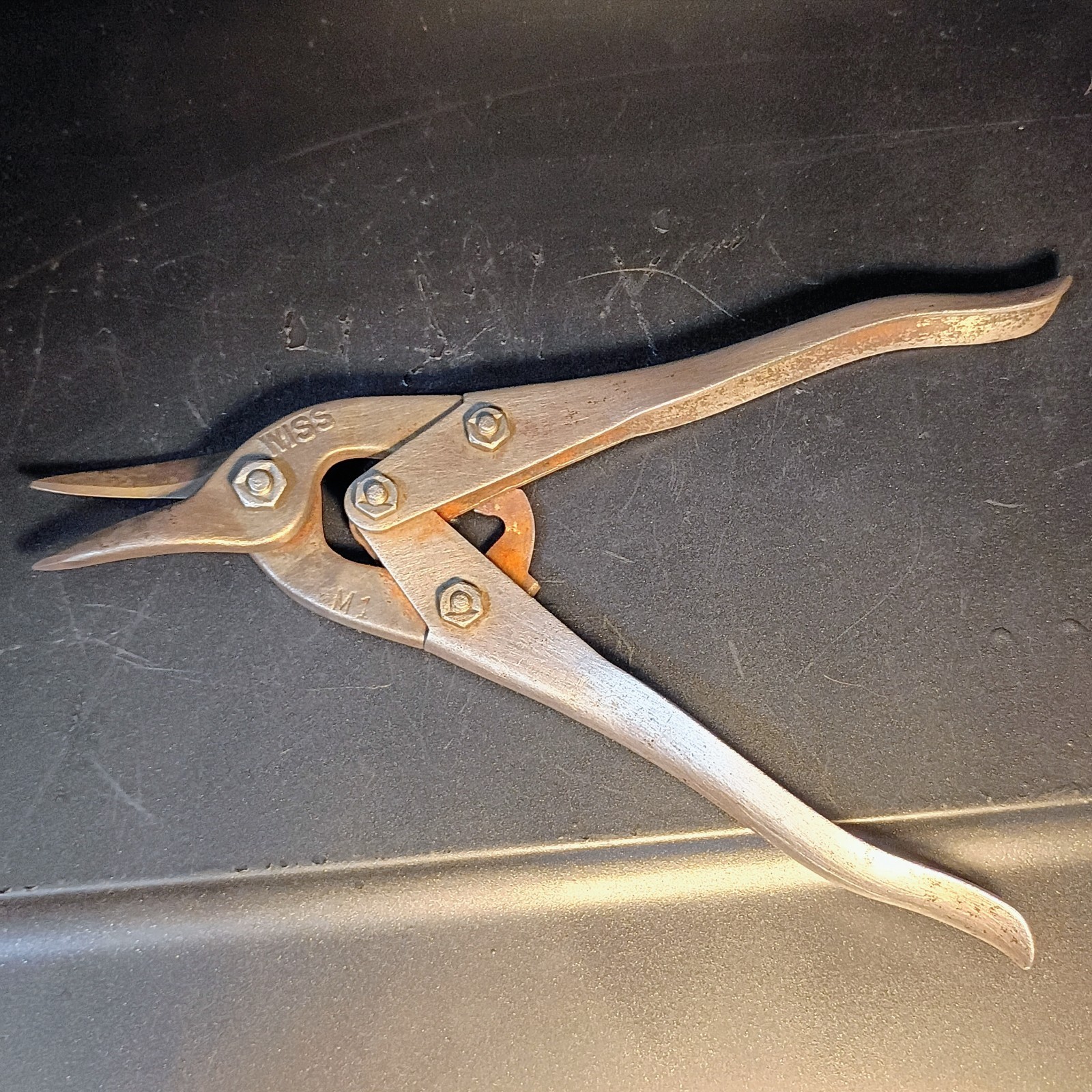 Vintage Pre 1955 Wiss M1 Tin Snips Newark NJ USA Cleaned & Oiled