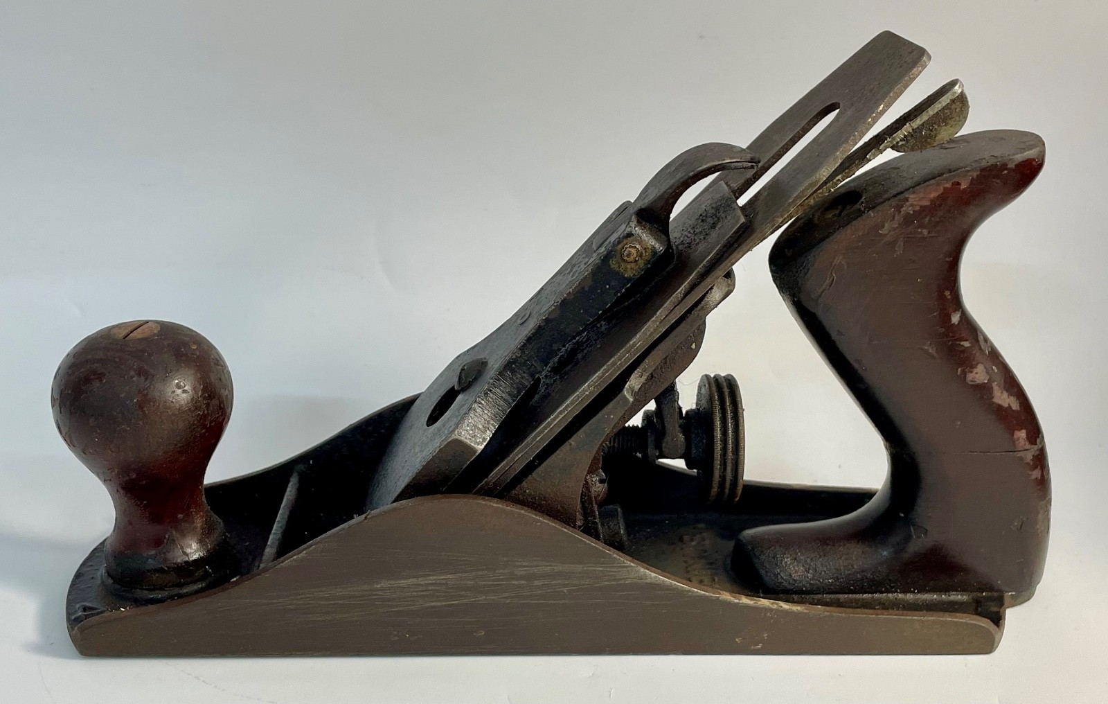 Vintage Made in USA Wood Smoothing Hand Plane 9.5″ Flat Bottom