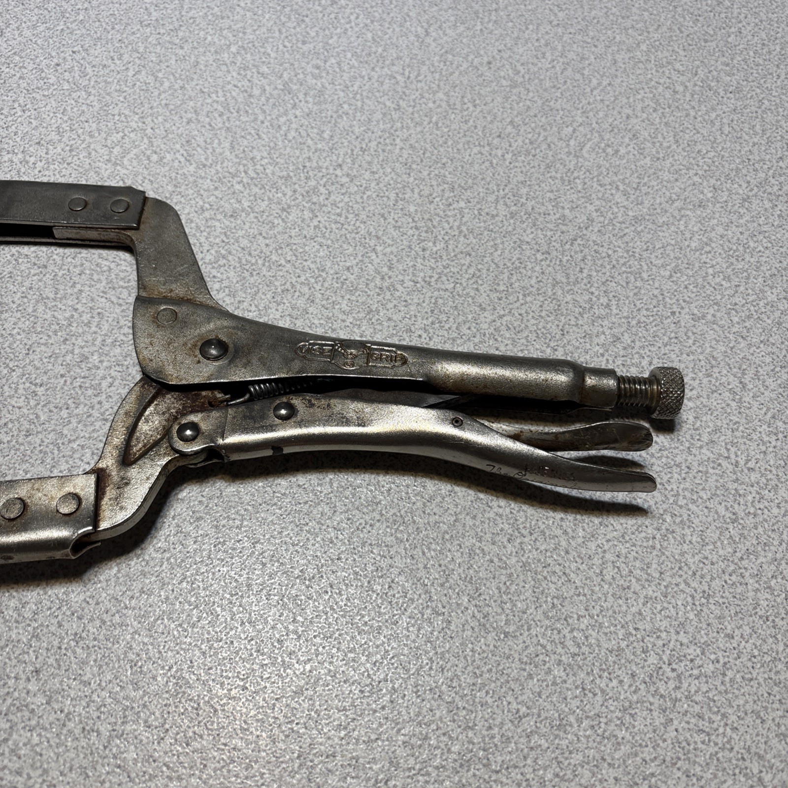 Vtg Petersen Dewitt Vise Grip 18 SP Long Clamp