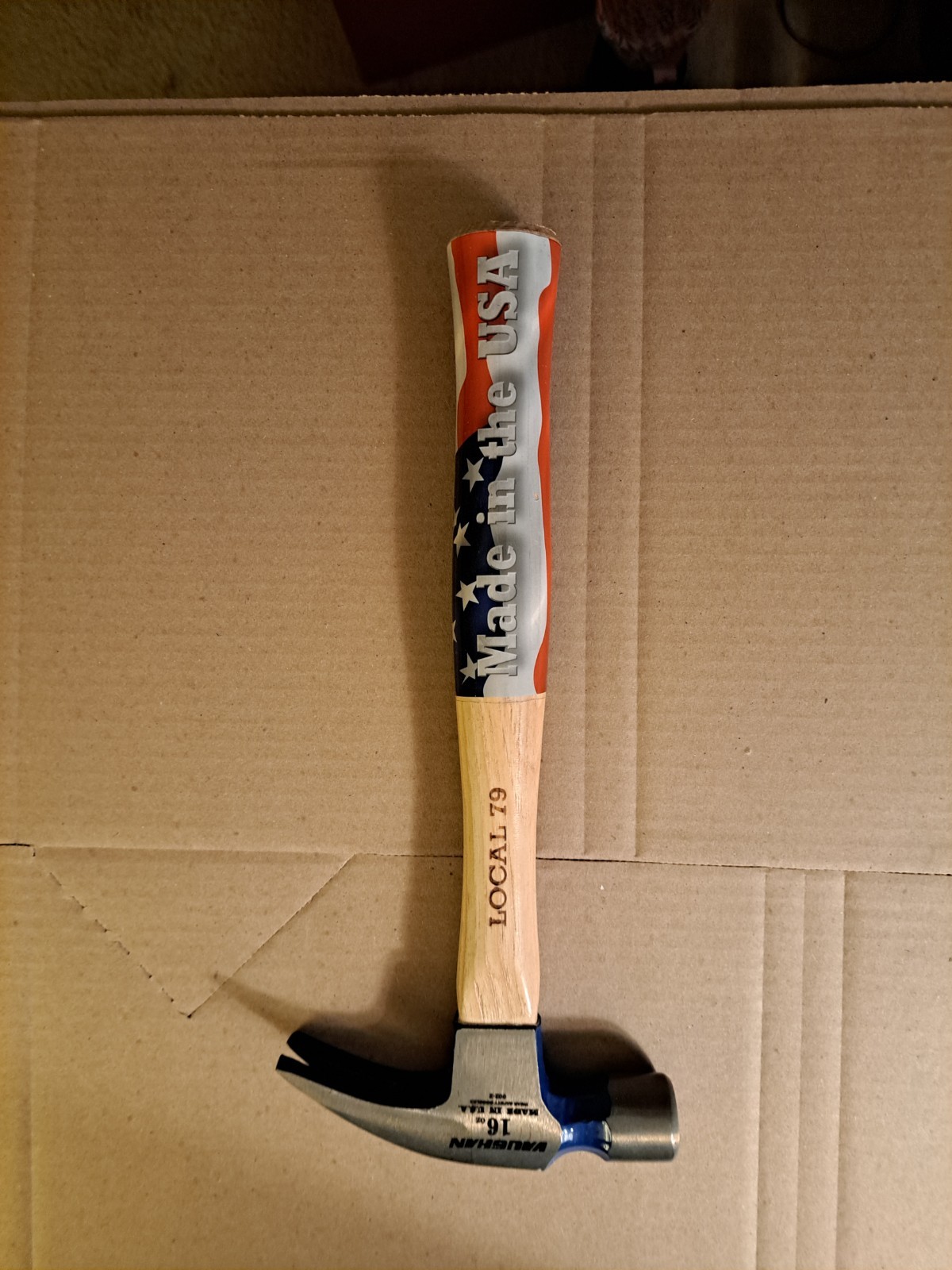 VAUGHAN 002-2 16 oz Rip Claw Nail Trim New Hammer 13″ Hickory Handle USA Brcs4