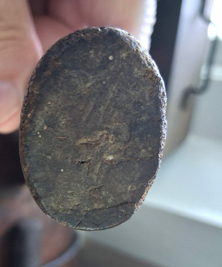 VTG #2 Buhl & Sons Co? Carpenters Hammer Claw Hatchet Axe Head 2 lbs. w/Handle