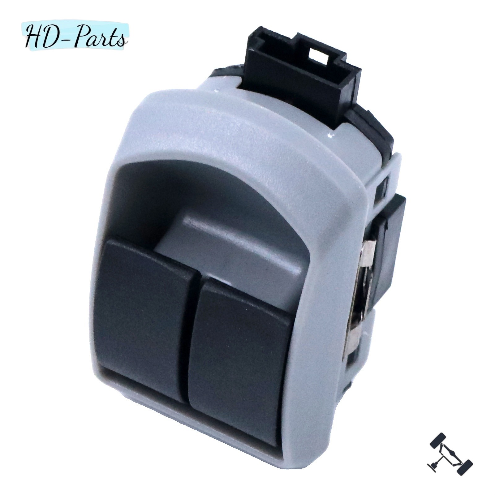 BLACK Dual Window Switch For Paccar Kenworth T660 T800 T2000 P27-1069 USA STOCK