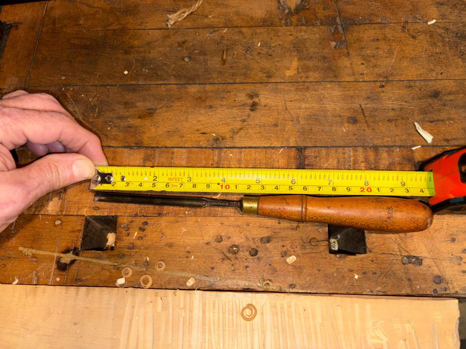 Antique Buck Bros. 1/4” Cast Steel Tang Chisel/Gouge-VGC!-Sharp & Ready to Go!